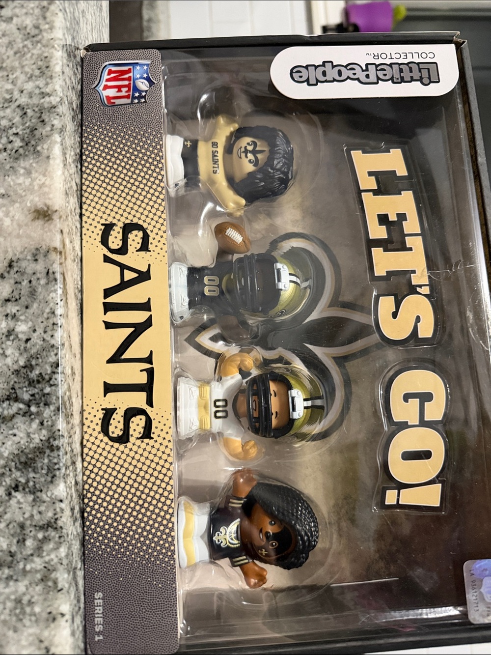 NFL New Orleans Saints Little People Collector Series Fisher Price Set series 1